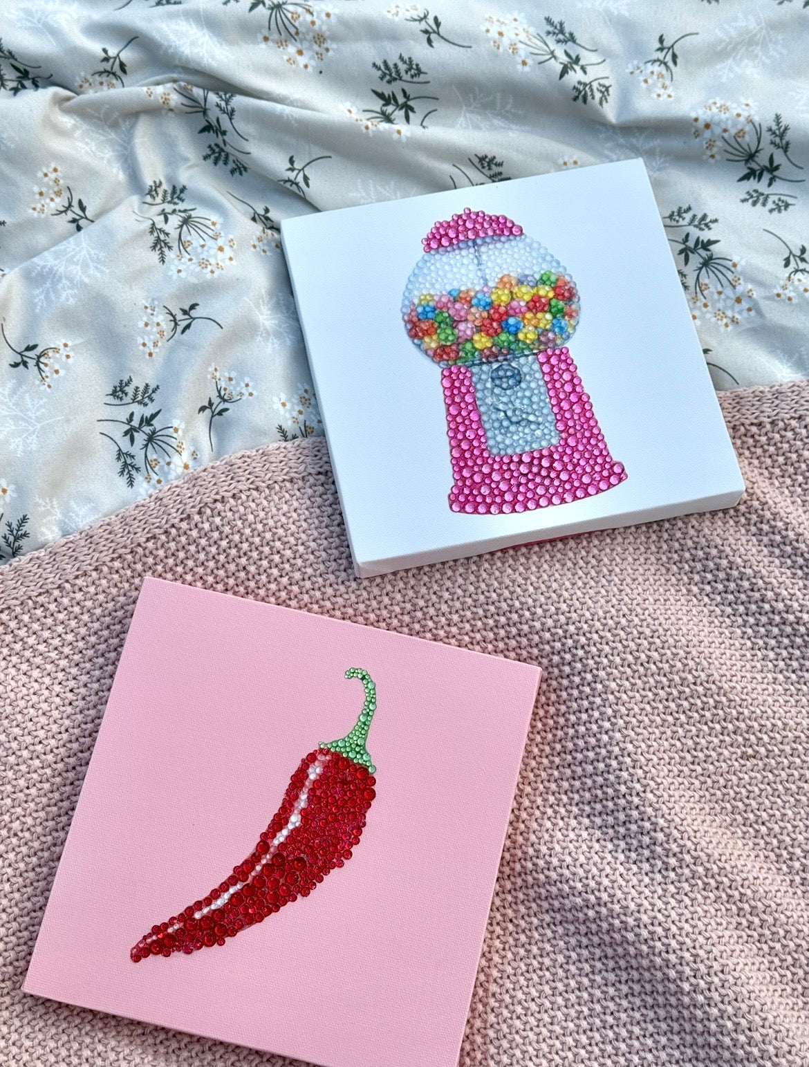 Chilli Pepper Bedazzle Canvas Kit