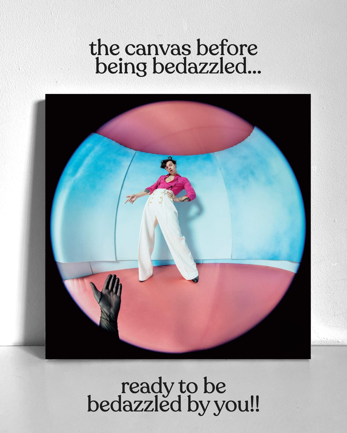 Custom Album Cover Bedazzle Canvas Kit