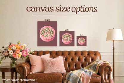 Happee Birthdae Harry Bedazzle Canvas Kit