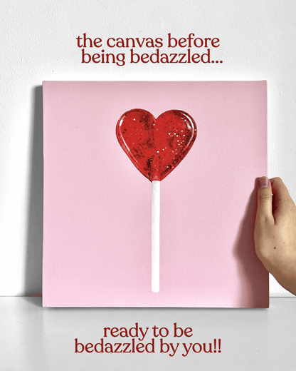 Lollipop Bedazzle Canvas Kit