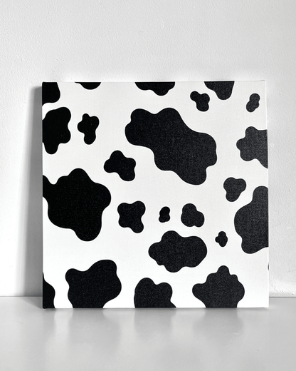 Cow Print Bedazzle Canvas Kit