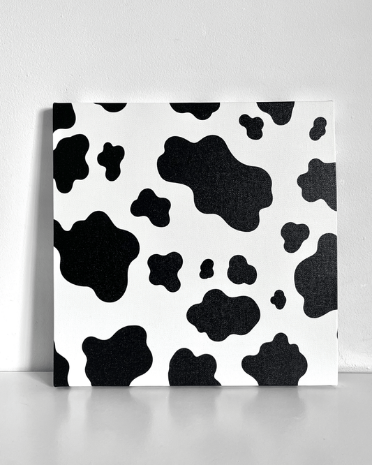 Cow Print Bedazzle Canvas Kit
