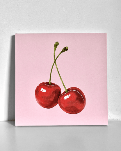 Cherries Bedazzle Canvas Kit