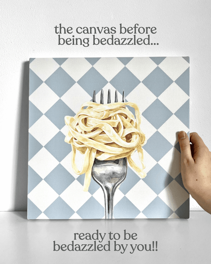Pasta Bedazzle Canvas Kit