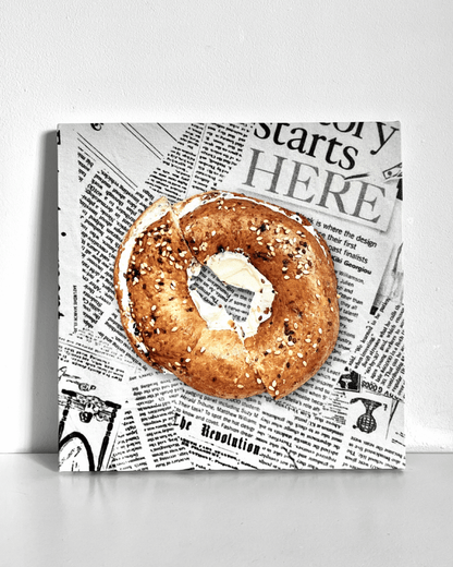 Bagel Bedazzle Canvas Kit