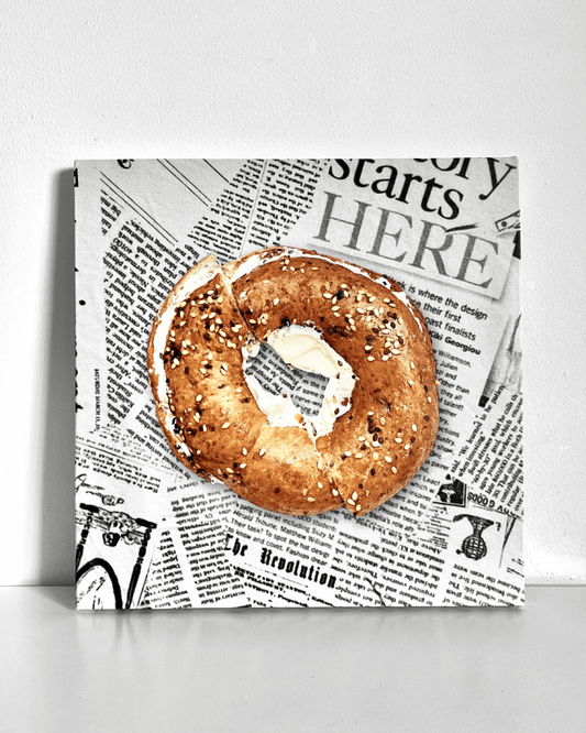Bagel Bedazzle Canvas Kit