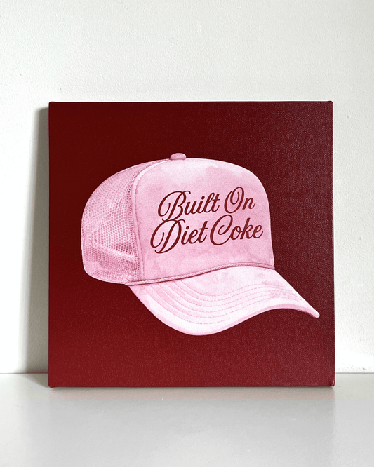 Built on Diet Cola Bedazzle Canvas Kit