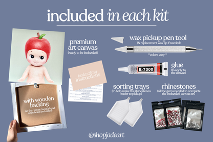 Apple Sonny Bedazzle Canvas Kit