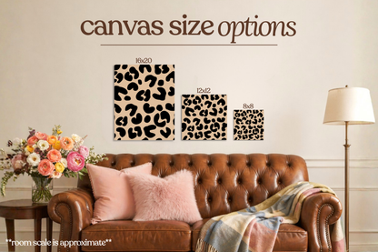 Leopard Bedazzle Canvas Kit