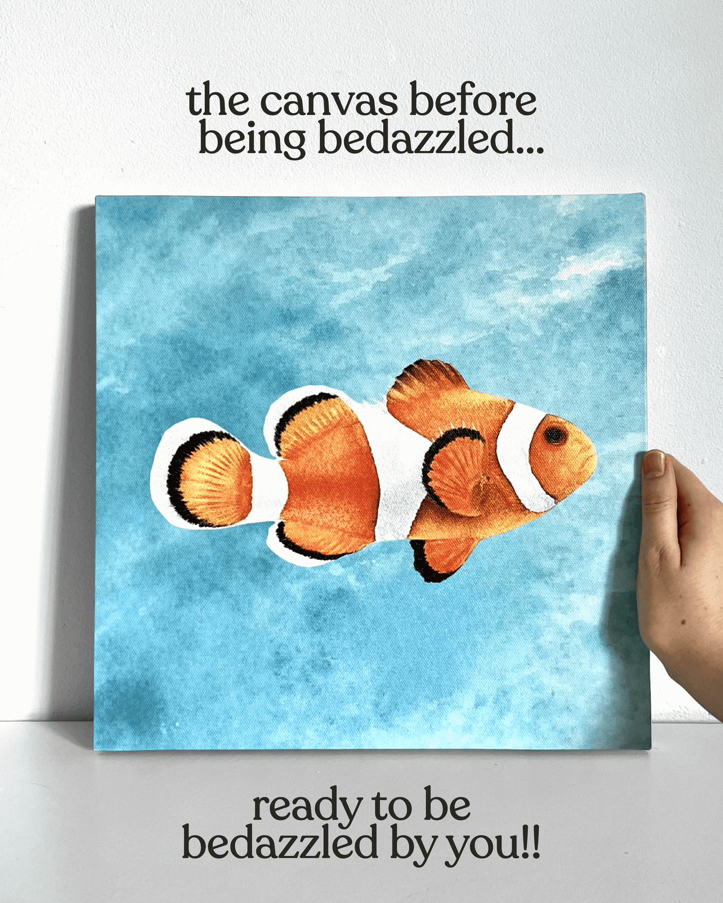 Clown Fish Bedazzle Canvas Kit