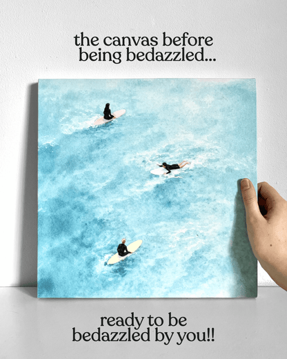 Surfers Bedazzle Canvas Kit