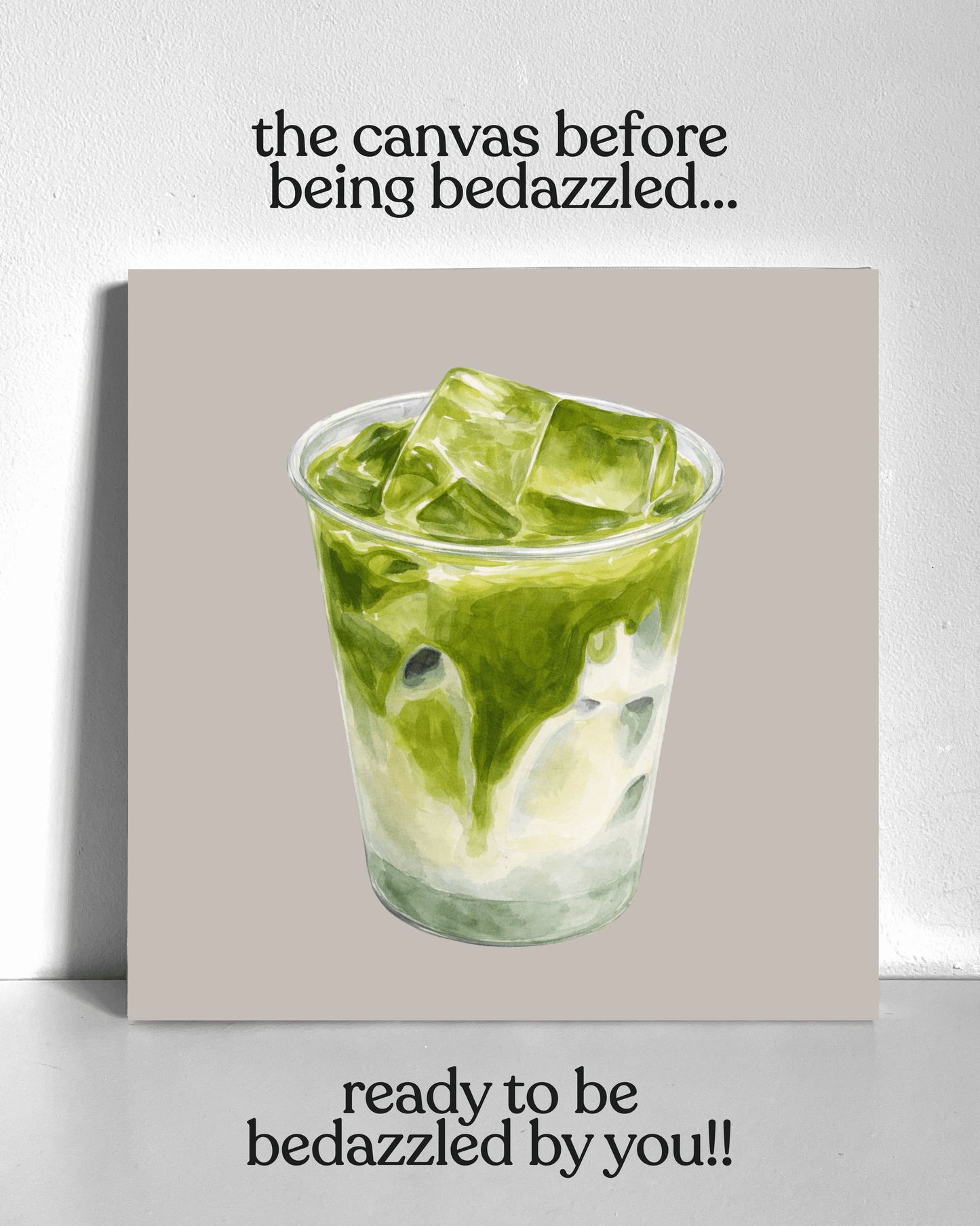 Matcha Bedazzle Canvas Kit