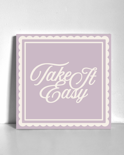 Take it Easy Bedazzle Canvas Kit