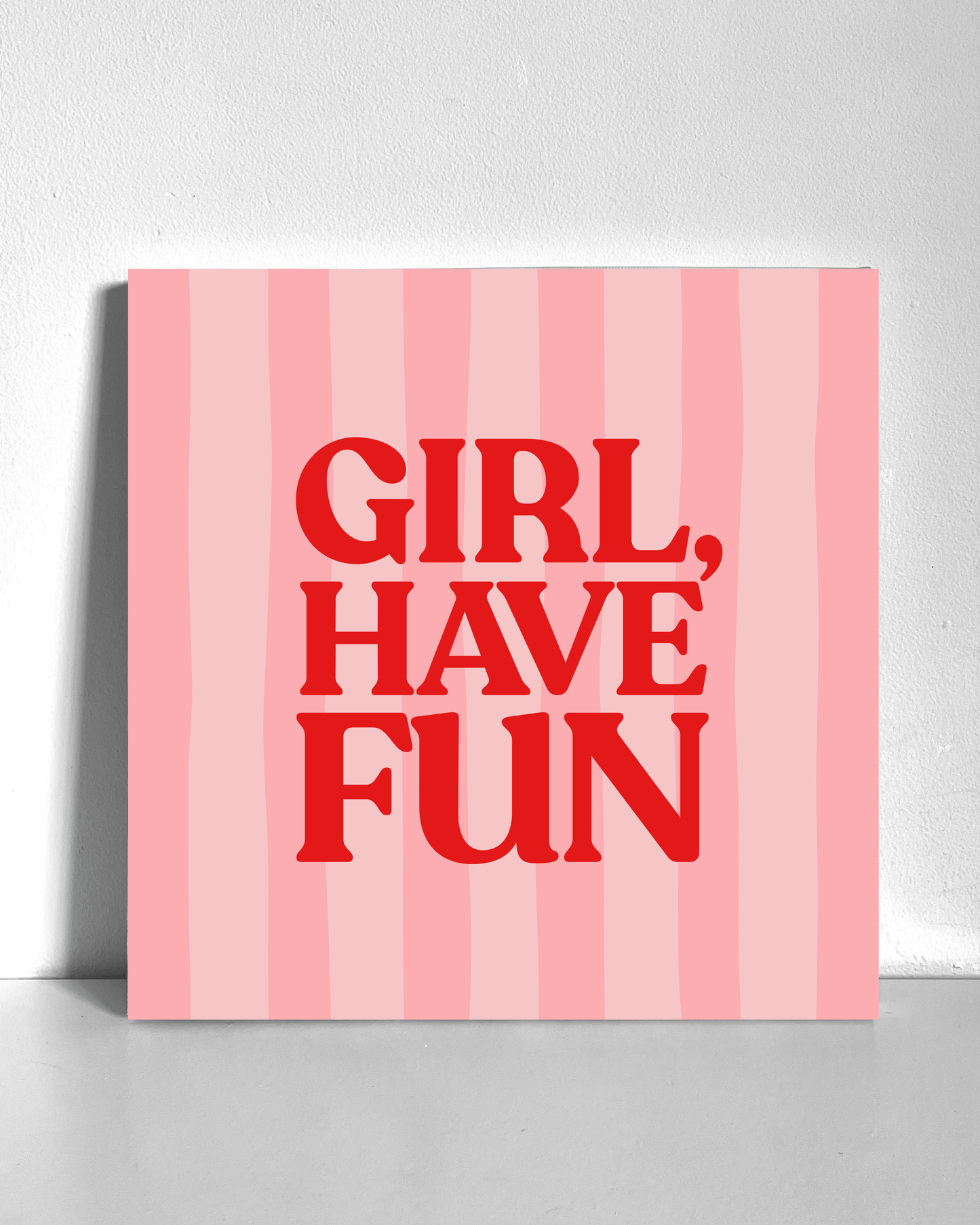 Girl, Have Fun Bedazzle Canvas Kit
