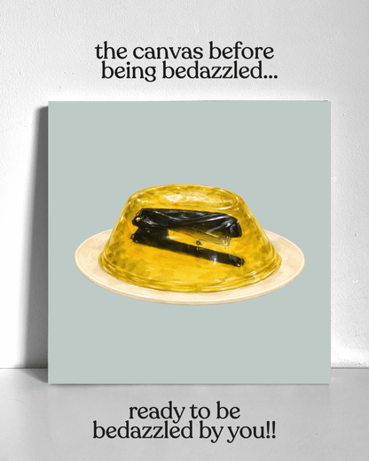 The Office Jello Stapler Bedazzle Canvas Kit