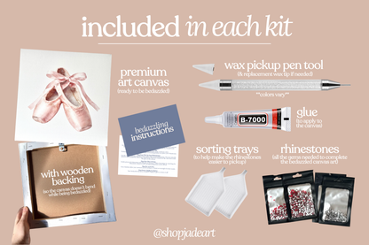 Ballet Bedazzle Canvas Kit