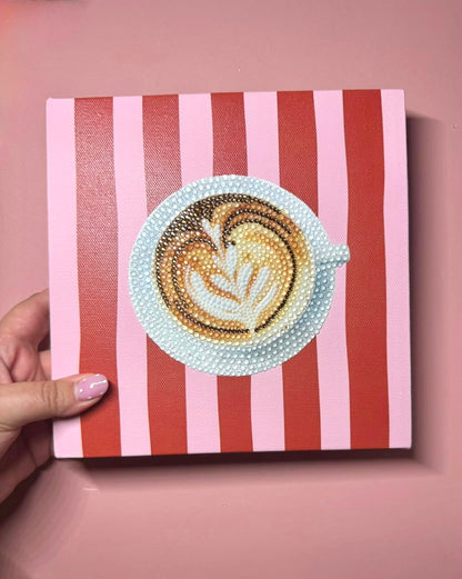 Latte Bedazzle Canvas Kit