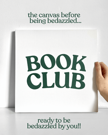 Book Club Bedazzle Canvas Kit