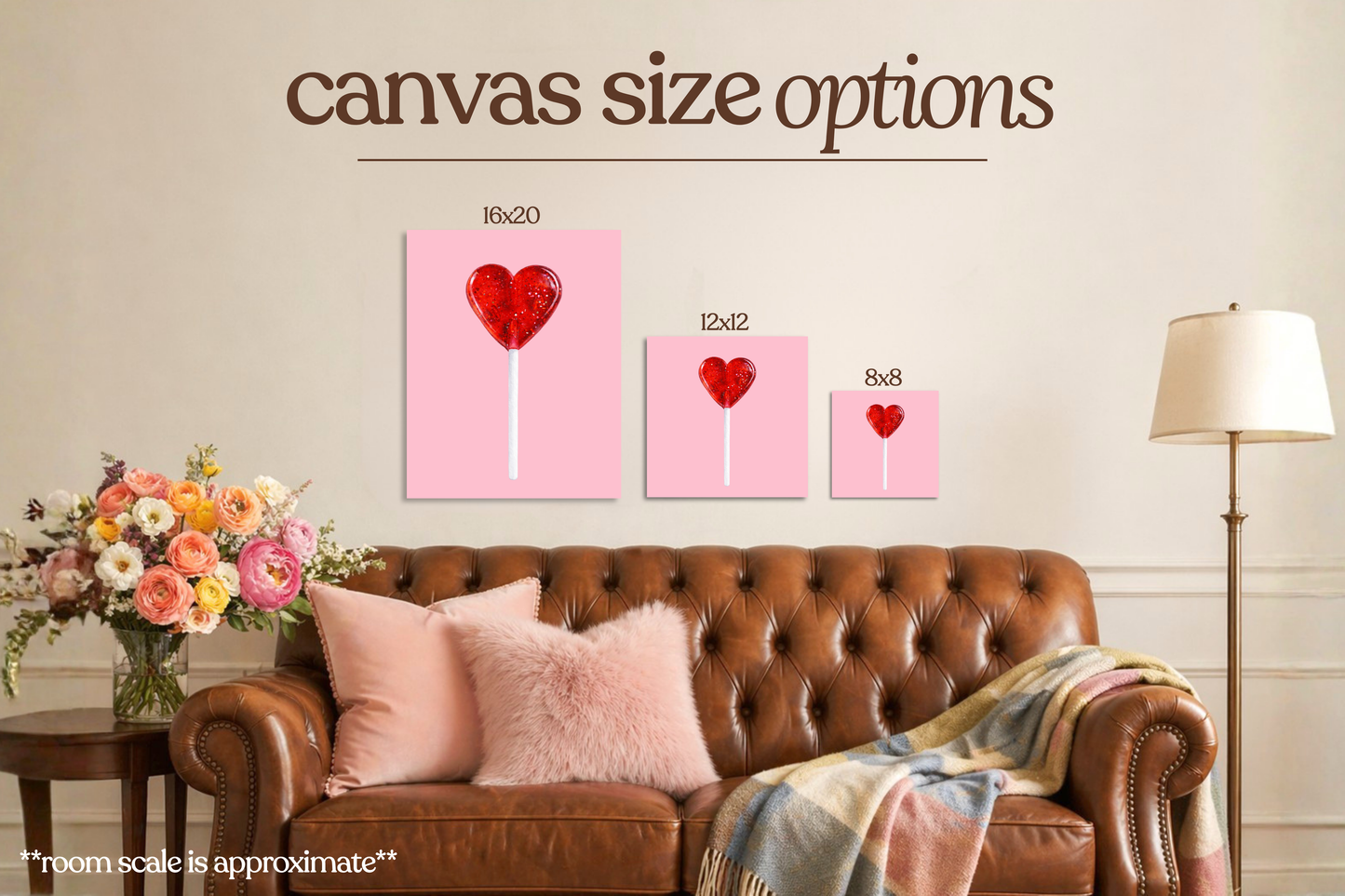 Lollipop Bedazzle Canvas Kit
