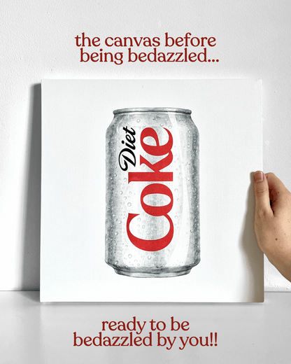 Diet Cola Bedazzle Canvas Kit