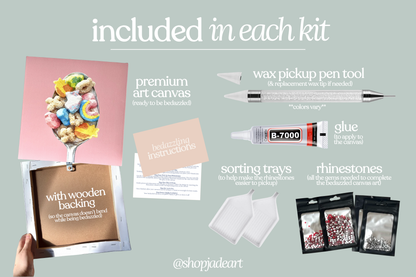 Cereal Bedazzle Canvas Kit