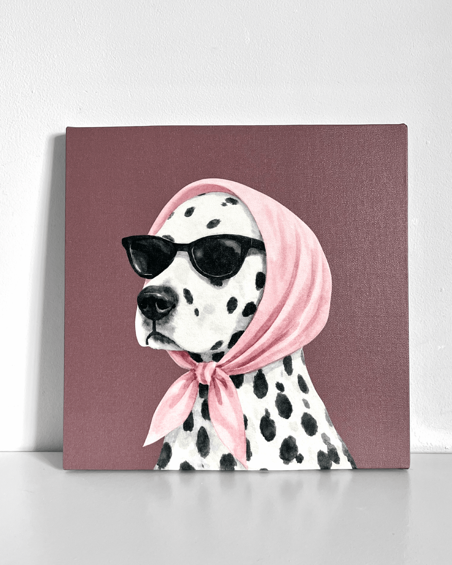 Stylish Dalmation Bedazzle Canvas Kit