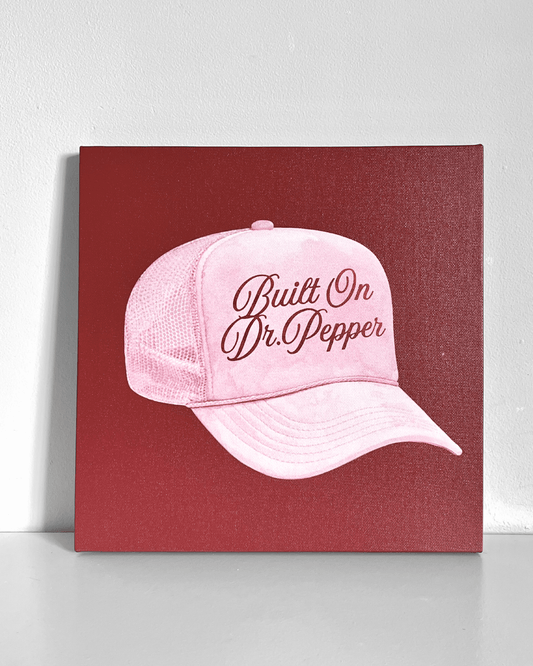 Built on Dr. Pepper Bedazzle Canvas Kit