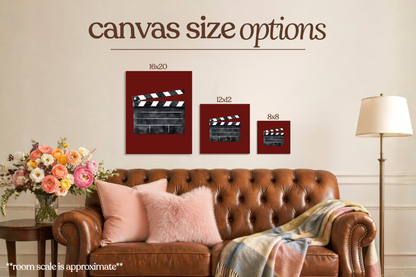 Movie Clapboard Bedazzle Canvas Kit