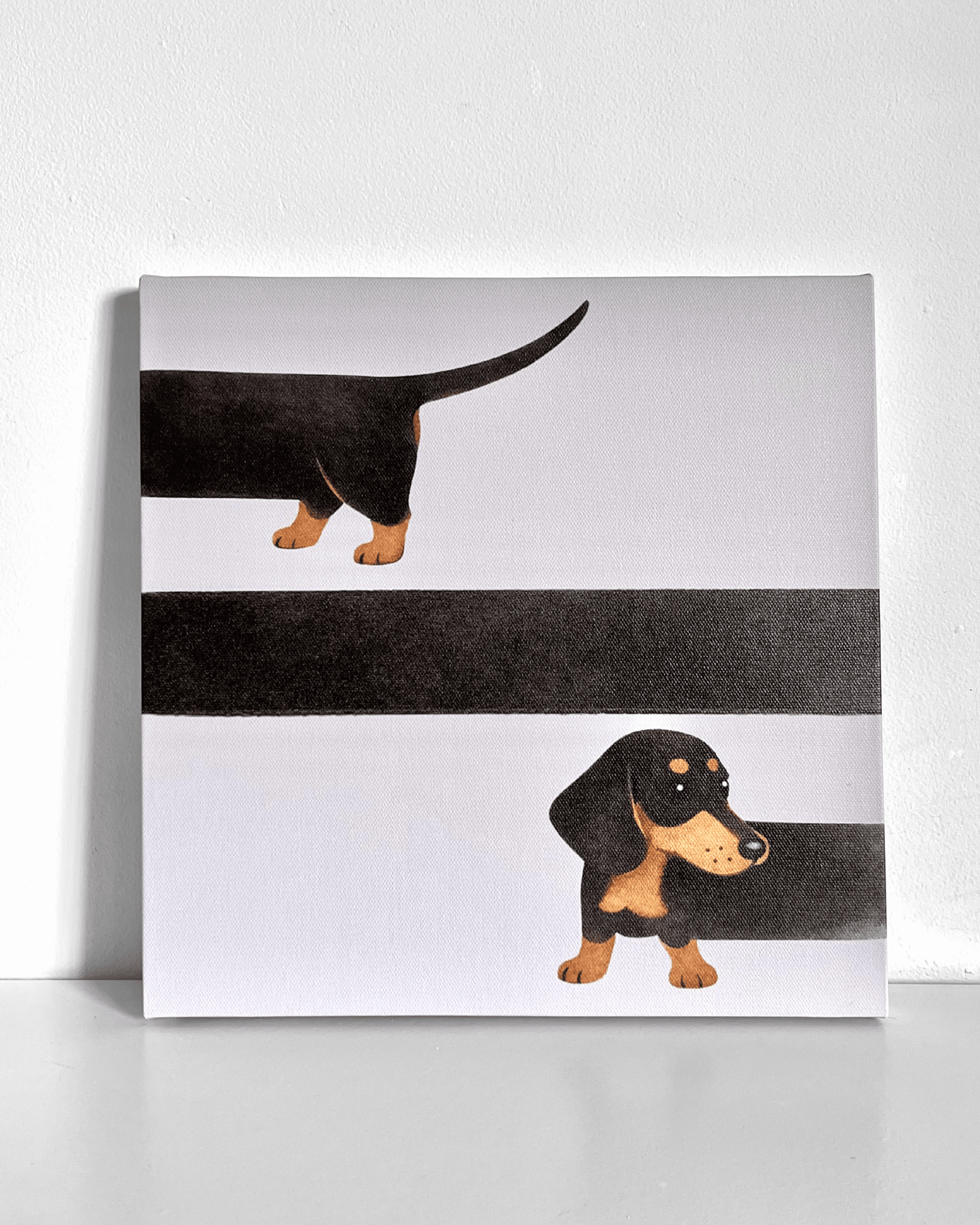 Dachshund Bedazzle Canvas Kit