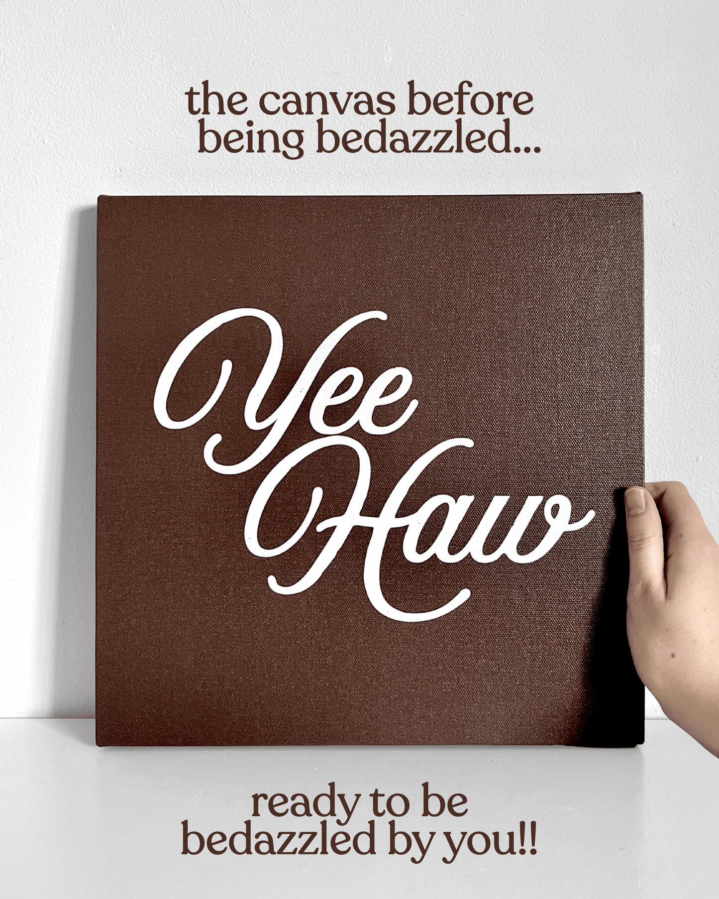 Yee Haw Bedazzle Canvas Kit