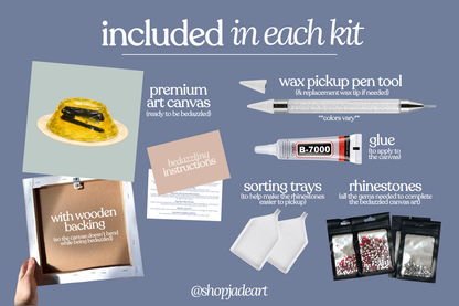 The Office Jello Stapler Bedazzle Canvas Kit