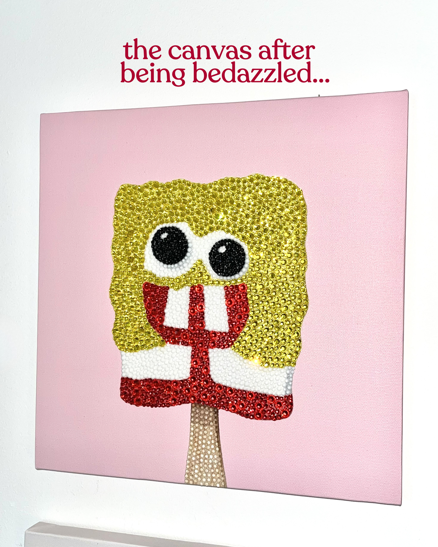 Melted Ice Pop Bedazzle Canvas Kit