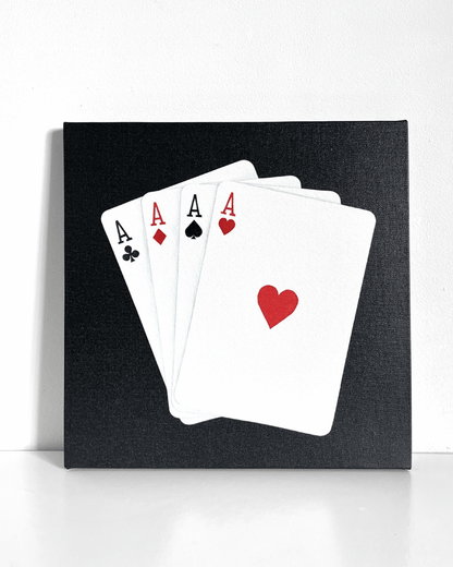 Cards Bedazzle Canvas Kit