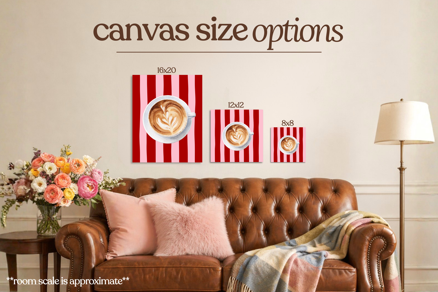 Latte Bedazzle Canvas Kit