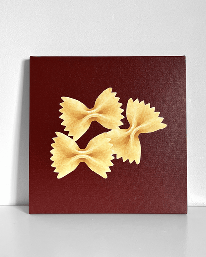 Bow Tie Pasta Bedazzle Canvas Kit