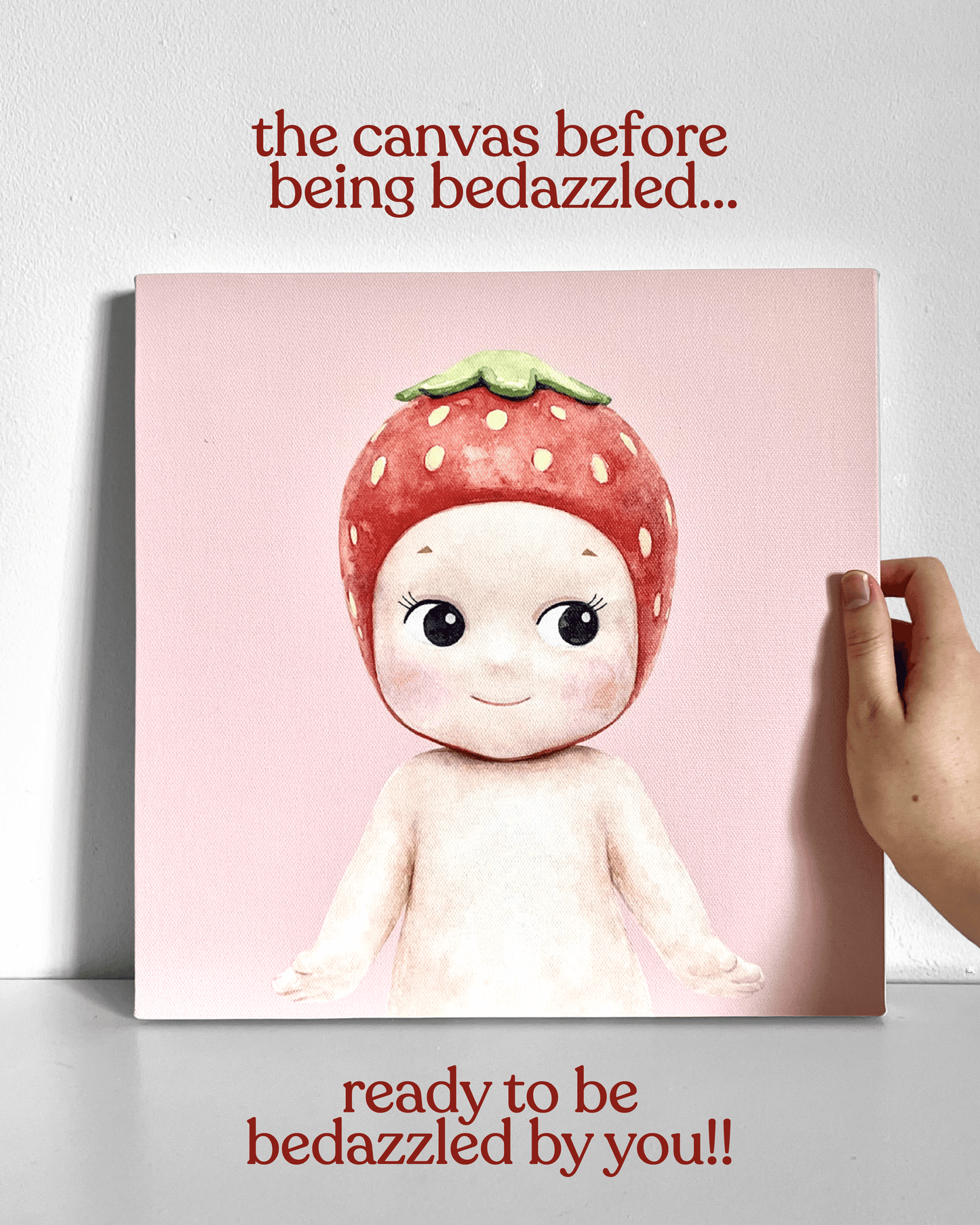 Strawberry Sonny Bedazzle Canvas Kit