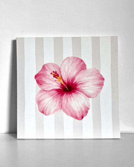 Hibiscus Bedazzle Canvas Kit