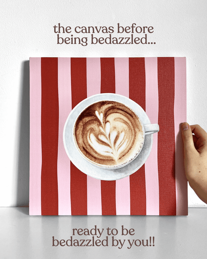 Latte Bedazzle Canvas Kit