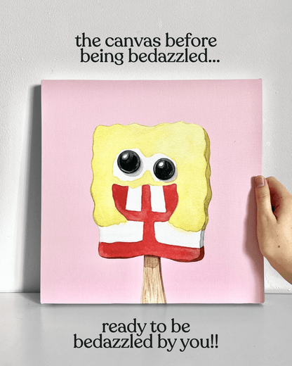 Melted Ice Pop Bedazzle Canvas Kit
