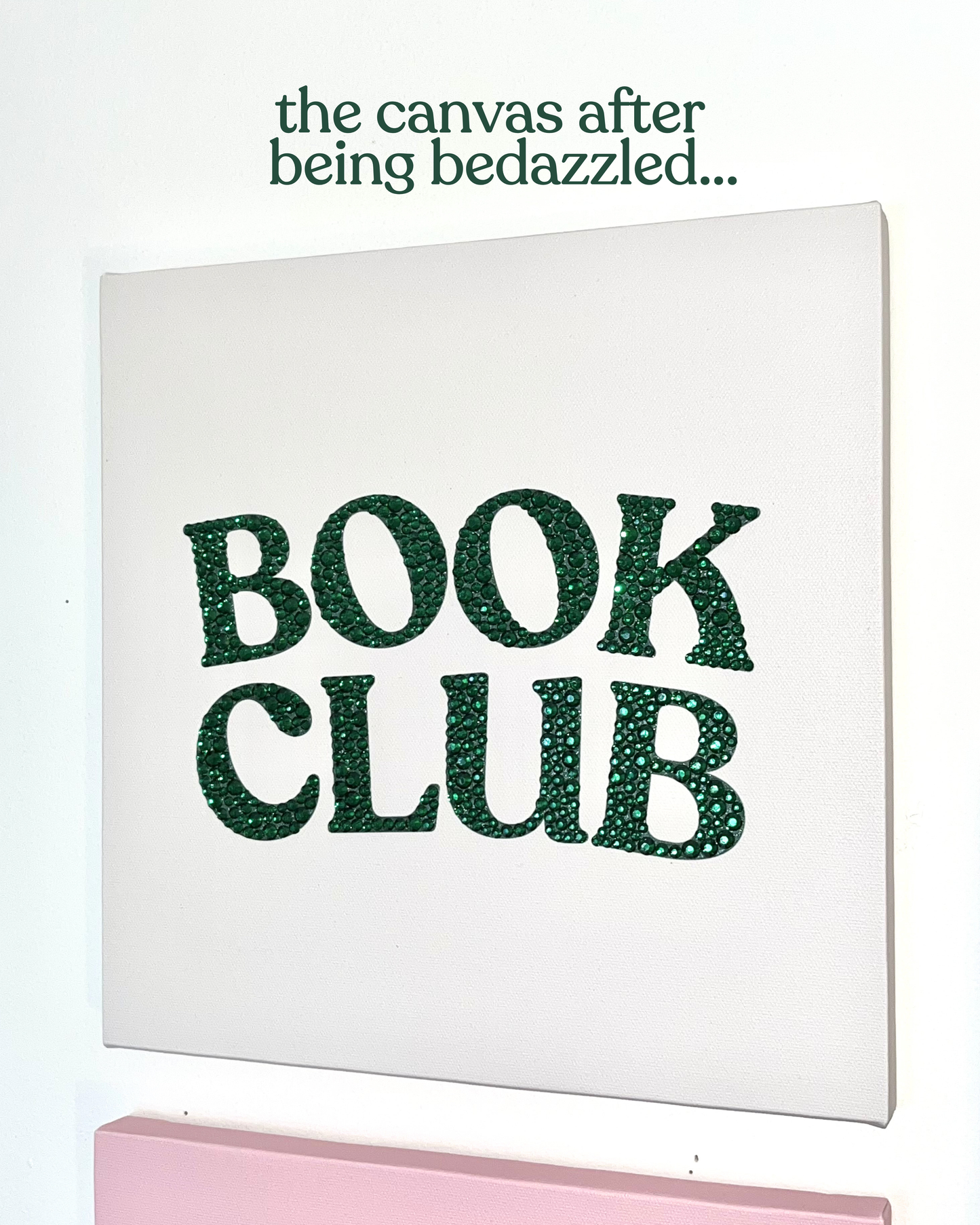Book Club Bedazzle Canvas Kit