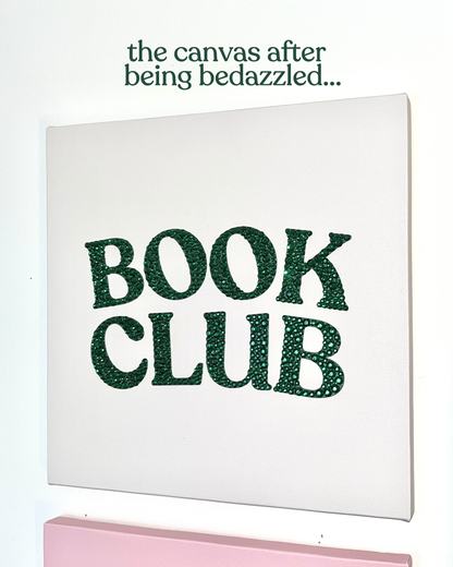 Book Club Bedazzle Canvas Kit