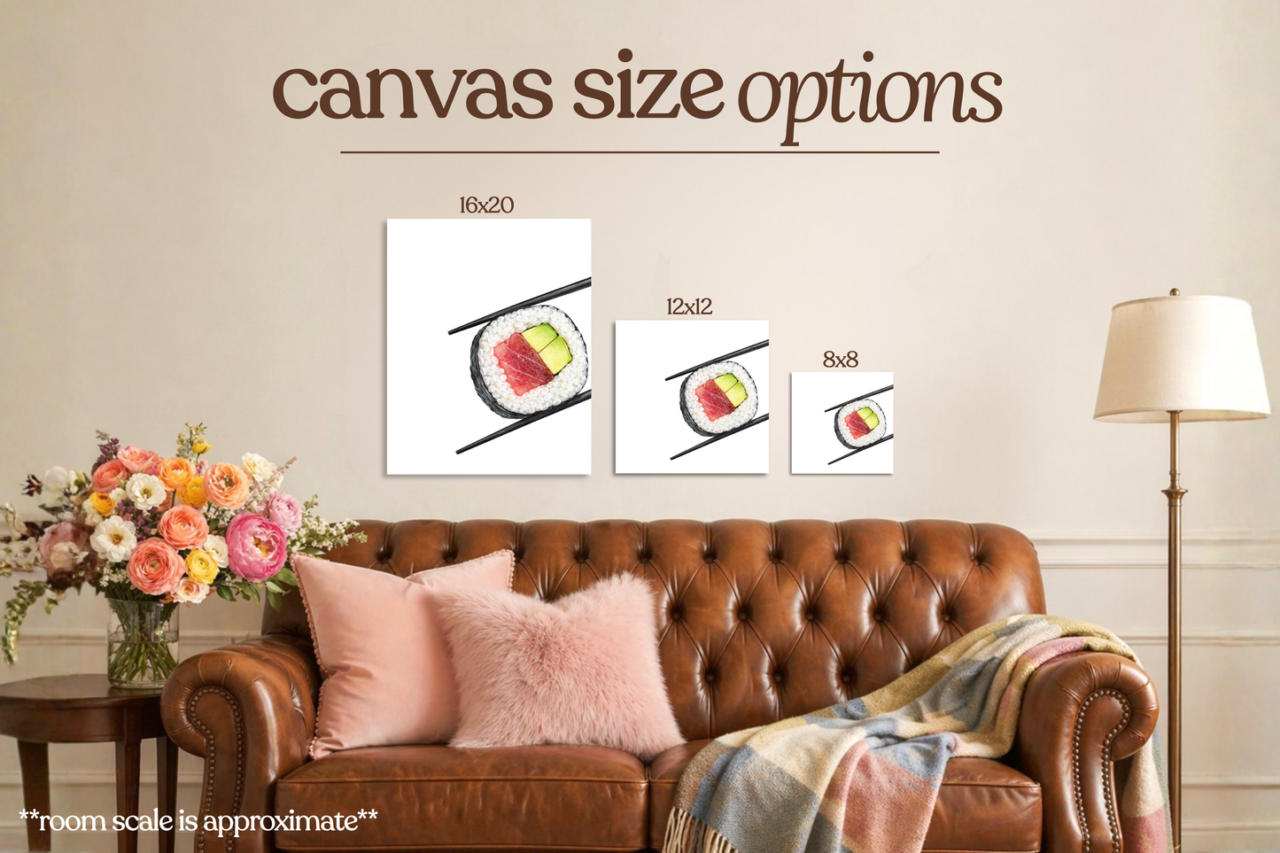 Sushi Bedazzle Canvas Kit