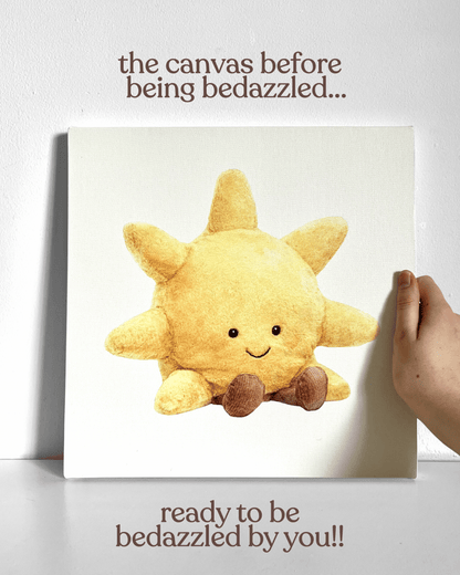 Sunshine Plushie Bedazzle Canvas Kit