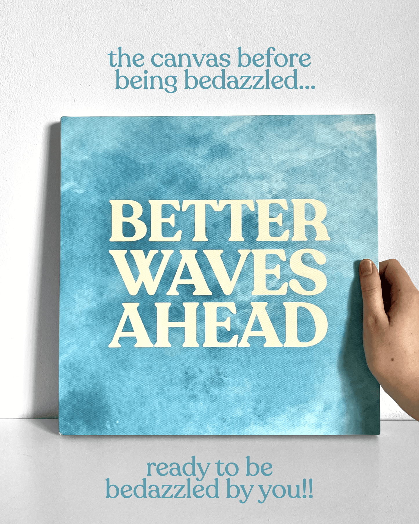Better Waves Ahead Bedazzle Canvas Kit