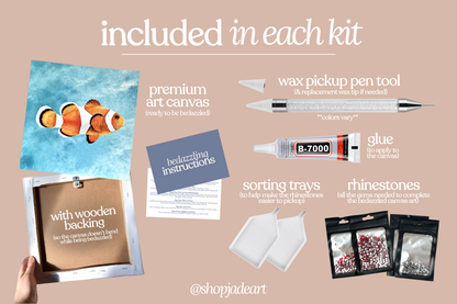 Clown Fish Bedazzle Canvas Kit