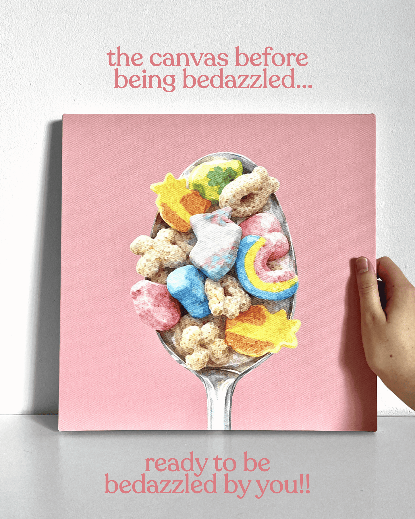 Cereal Bedazzle Canvas Kit