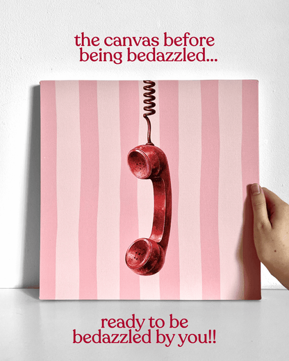 Telephone Bedazzle Canvas Kit
