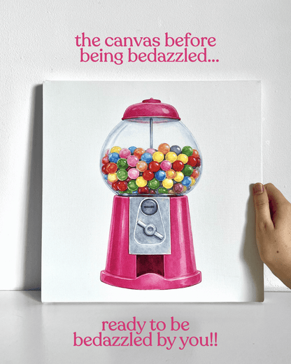 Gumball Machine Bedazzle Canvas Kit