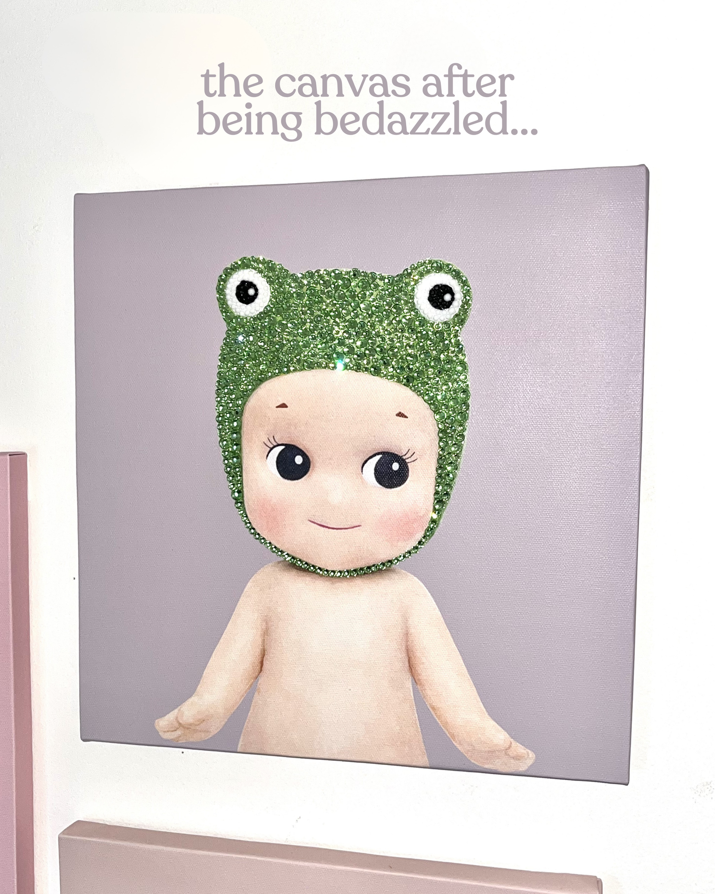 Frog Sonny Bedazzle Canvas Kit