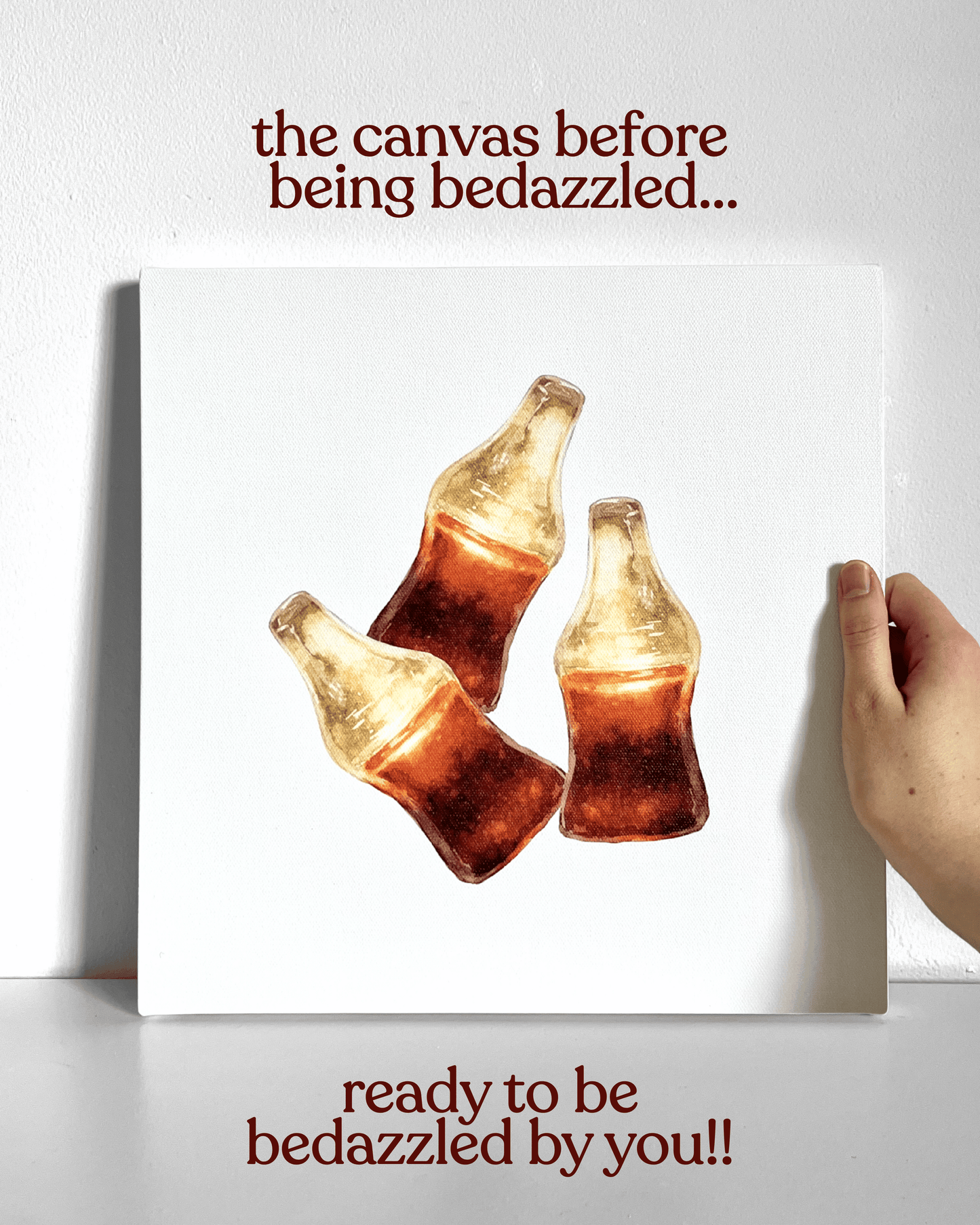 Soda Gummies Bedazzle Canvas Kit